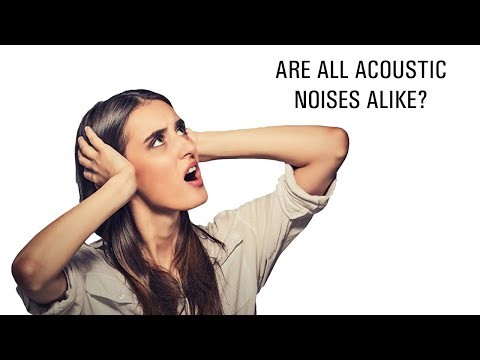 Are all acoustic noises alike? Are all acoustic noises alike?